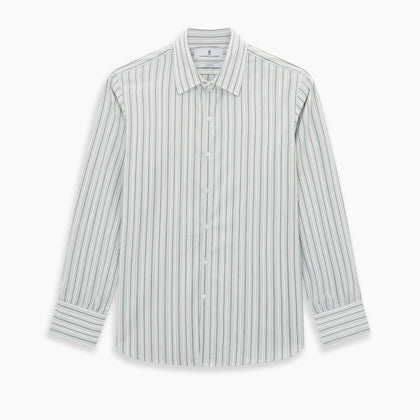 Forest Green Multi Stripe Westminster Shirt Image 8