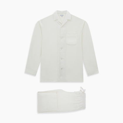 Cream Silk Pyjama Set Image 7