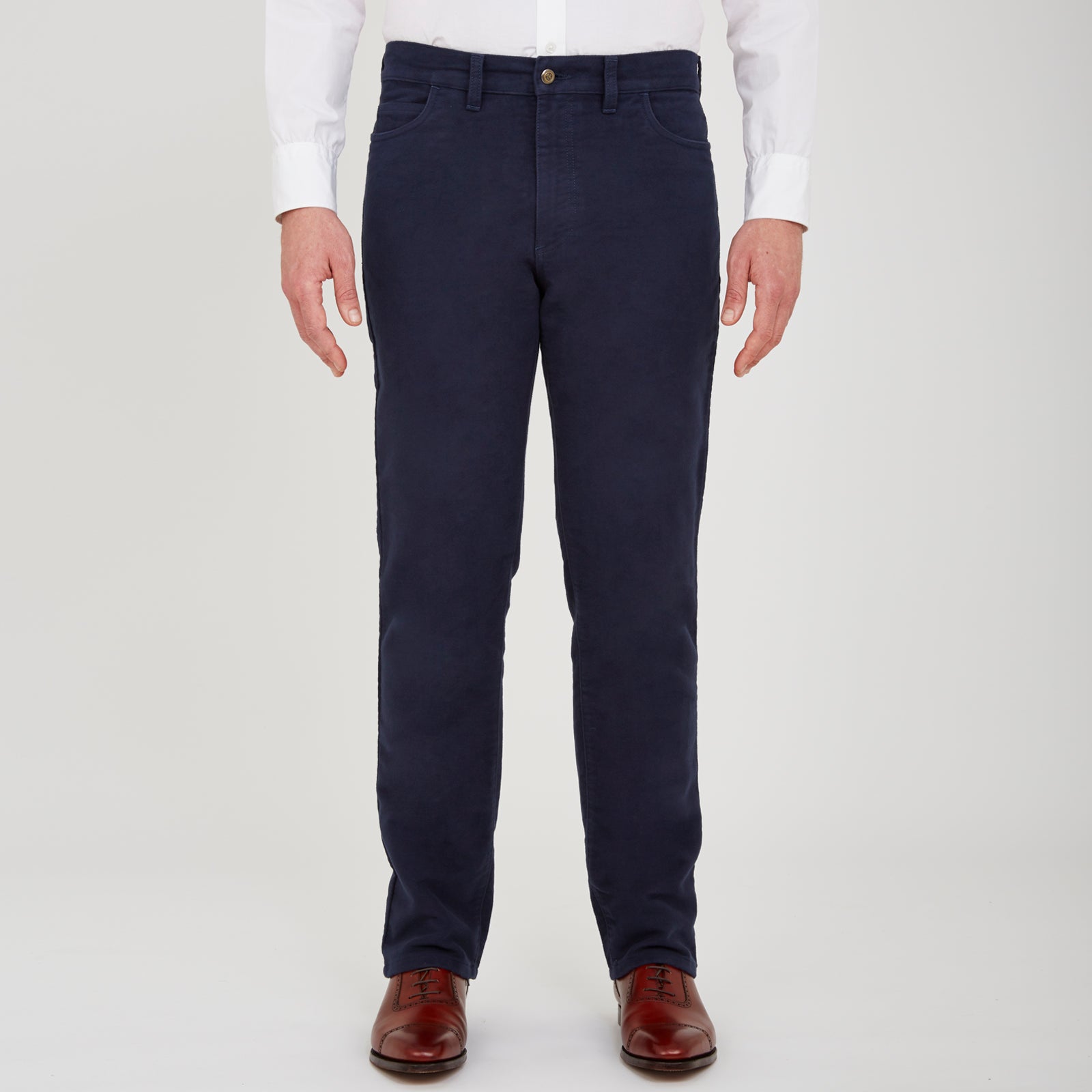 Blue Moleskin Trousers