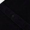 View 4 of product The Navy Kingston Corduroy Caban Jacket by Turnbull & Asser features six front buttons, a notched collar, chest pocket, and buttoned cuffs, showcased against a plain white background.