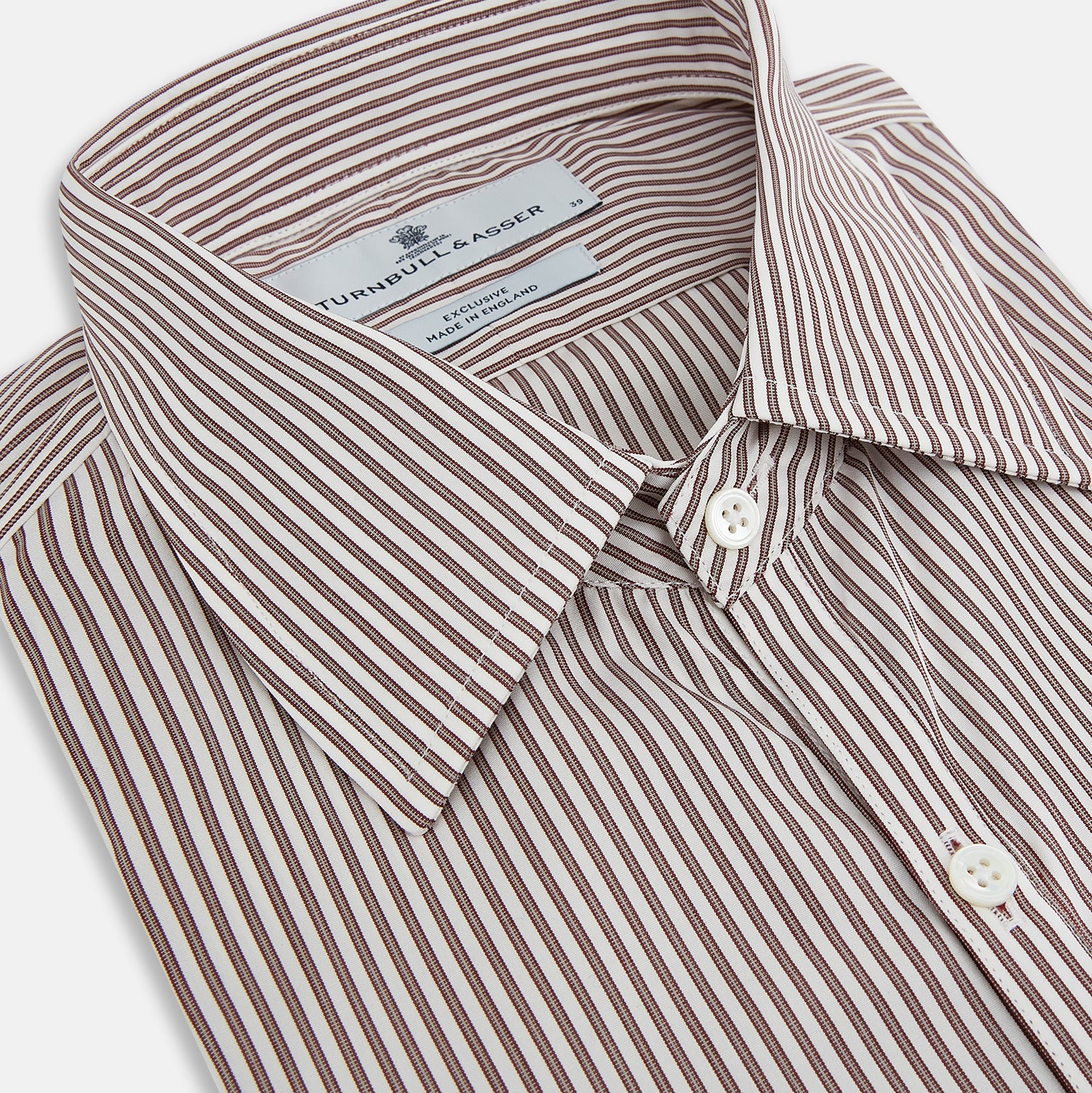 Burgundy Halo Stripe Westminster Shirt