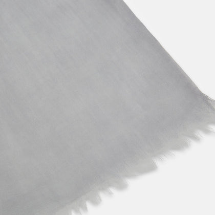 Grey Cashmere Scarf