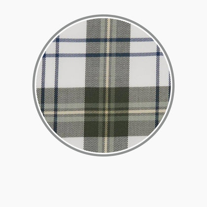 Green Check Cotton Fabric Image 2