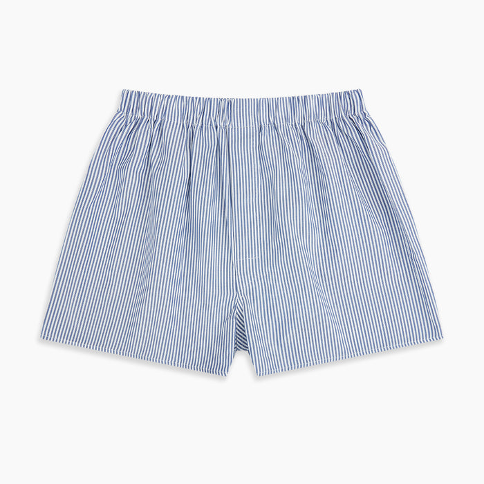 Navy Bengal Stripe Godfrey Boxer Shorts Image 2