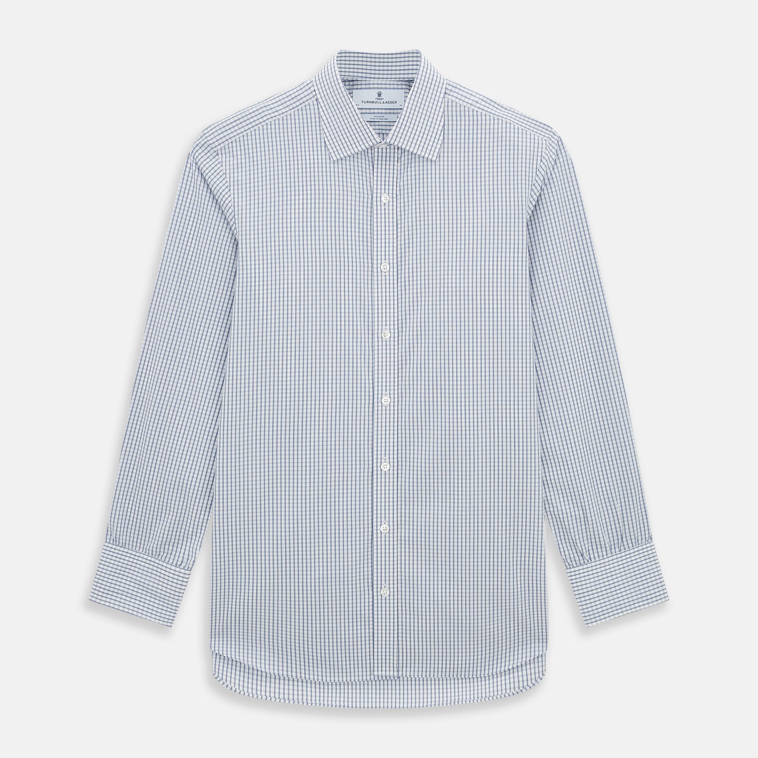 Blue Multi Tattersall Check Mayfair Shirt