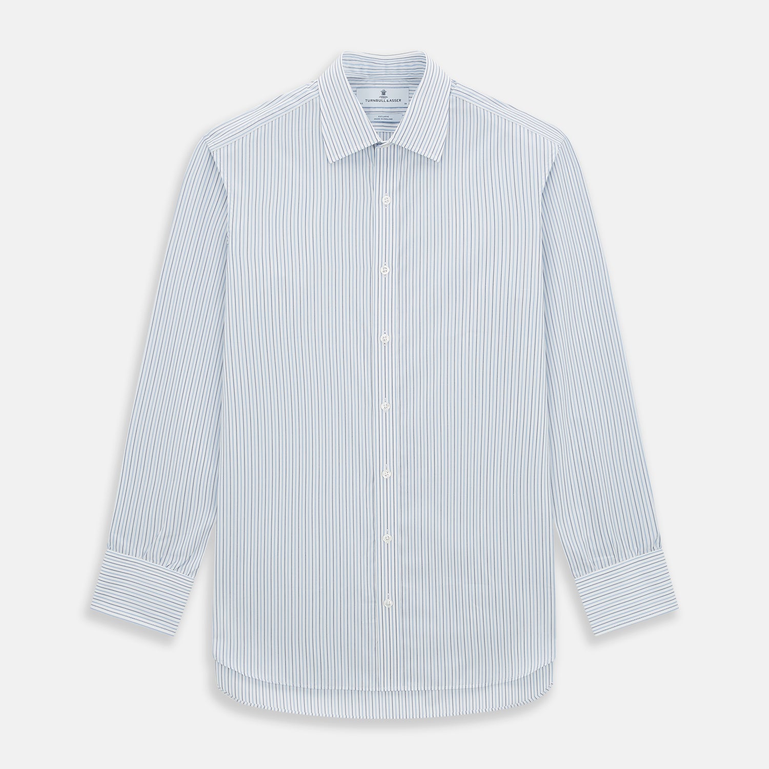 Navy and Blue Shadow Stripe Mayfair Shirt