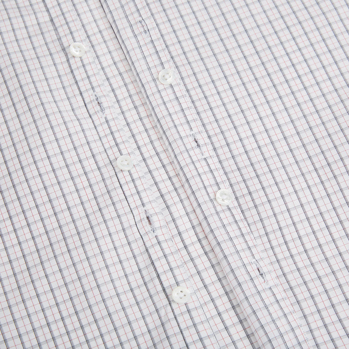 Blue and Red Graph Check Westminster Shirt Image 7