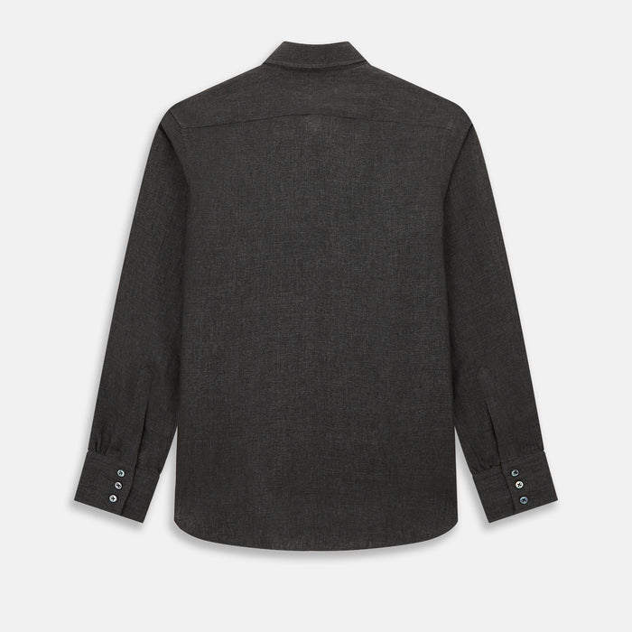 Ash Linen Windsor Shirt Image 2