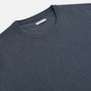 View 2 of product The Turnbull & Asser Grey Cashmere Round Neck Jumper is shown against a light gray background, featuring a relaxed fit with ribbed cuffs, collar, and hem for an elegant look.