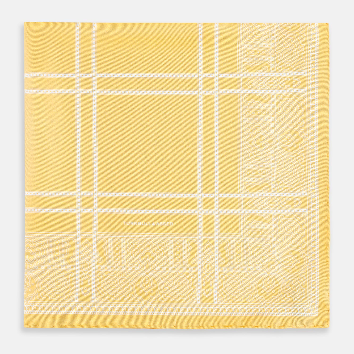 Image 8 of product Banana Paisley Bandana Patterned Silk Pocket Square
