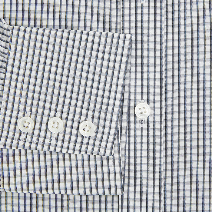 Grey Double Graph Mayfair Shirt Image 3