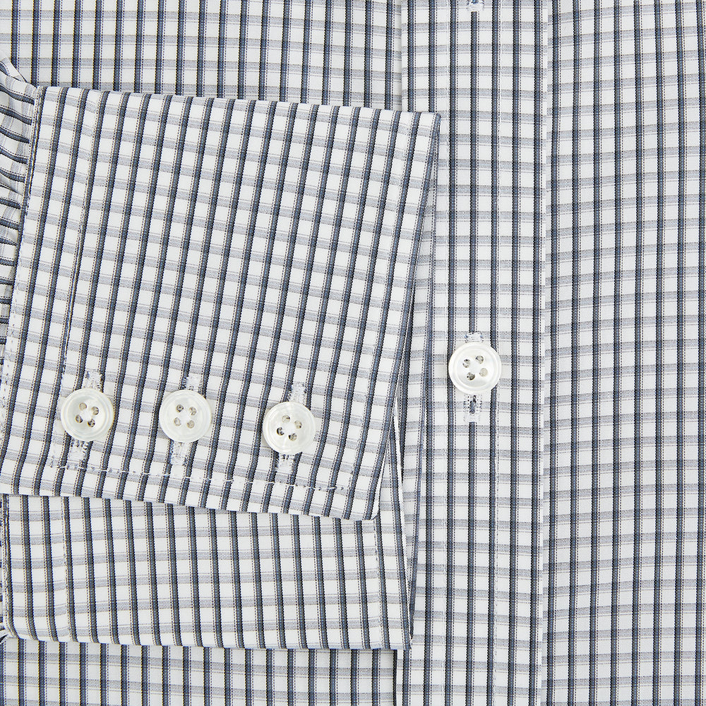 Grey Double Graph Mayfair Shirt