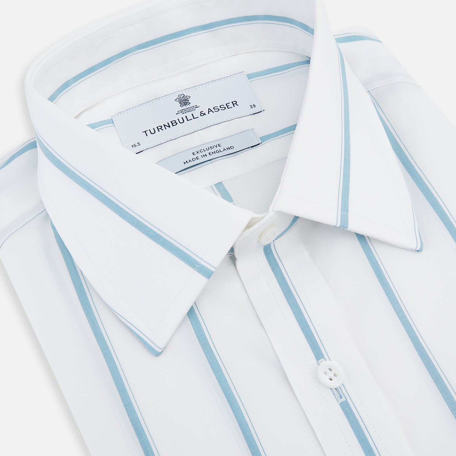 Image 2 of product Turquoise Track Stripe Mayfair Shirt