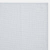 View 3 of product The Turnbull & Asser Hand Rolled Pale Blue Graph Check Handkerchief features a neatly folded white cotton design with a pale blue check, offering an elegant finishing touch to any setting.