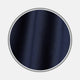 Close-up of BESPOKE FABRIC 1192 06 by Turnbull & Asser—dark navy with a subtle diagonal weave—shown in a circular frame with gray outline, ideal for custom shirts or monogram designs on a light gray background.