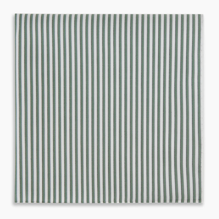 Melon Green Halo Stripe Hand-Rolled Handkerchief Image 3