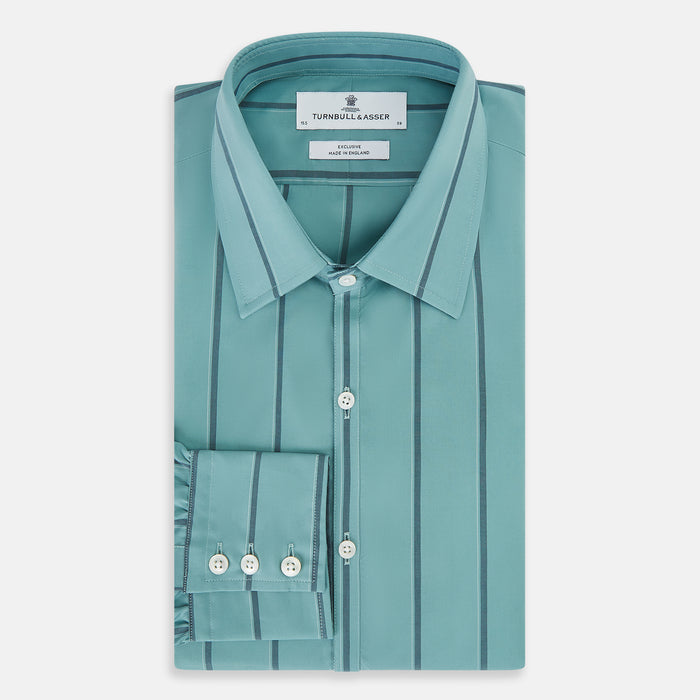 Sage Track Stripe Westminster Shirt Image 4