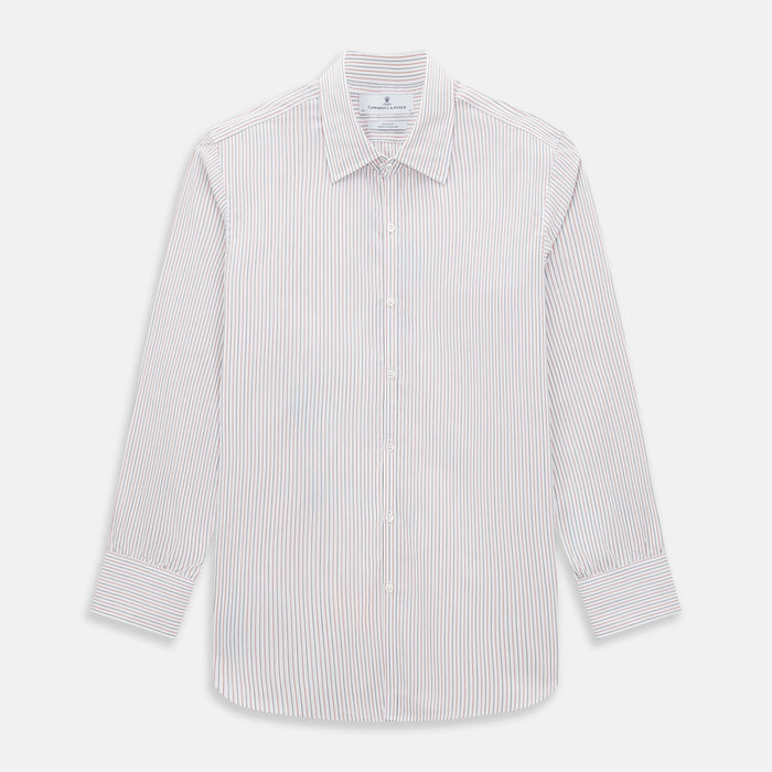 Red and Blue Double Stripe Westminster Shirt