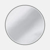 View 1 of product A close-up of Turnbull & Asser's Plain White Linen Fabric, featuring a fine weave and soft, smooth surface. The fabric is framed by a gray circular border on a light gray background.