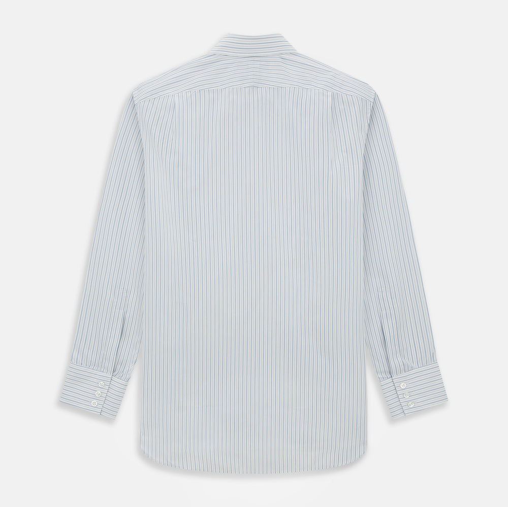 Sky Blue Combination Stripe Mayfair Shirt