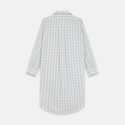 Cream Multi Cotton Sussex Nightshirt Image 4