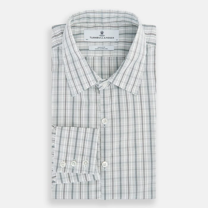 Forest Green Multi Check Westminster Shirt Image 4