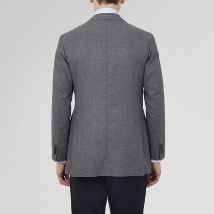Grey Merino Wool Jacket Image 2
