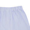 Blue and White Fine Bengal Stripe Sea Island Quality Cotton Boxer Shorts