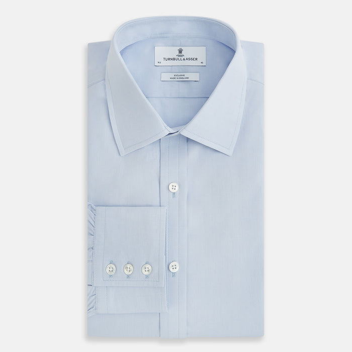 Pale Blue Mayfair Shirt Image 4