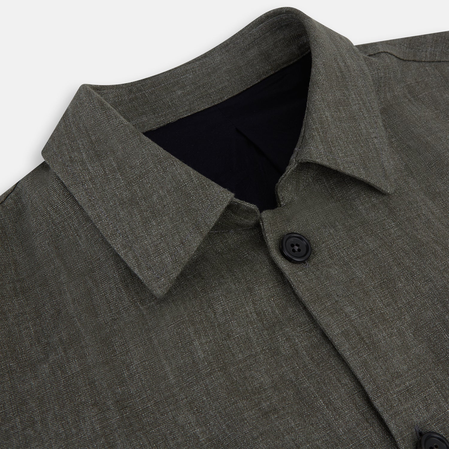 Image 2 of product Olive Linen Holland Shacket