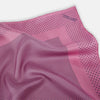 View 2 of product The Pink Dot Silk Pocket Square by Turnbull & Asser features pink silk with a border of small black dots, expertly handcrafted for a stylish touch to any suit. Fold to showcase both sides for added elegance.