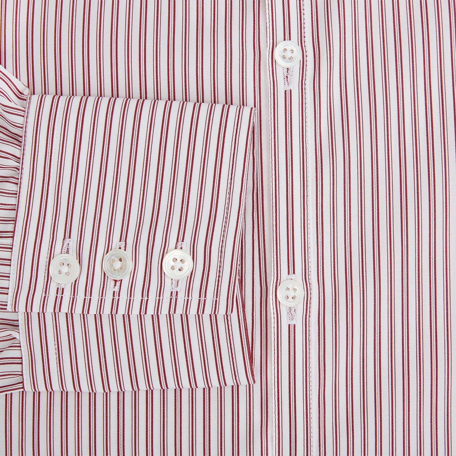 Red Ticking Stripe Westminster Shirt