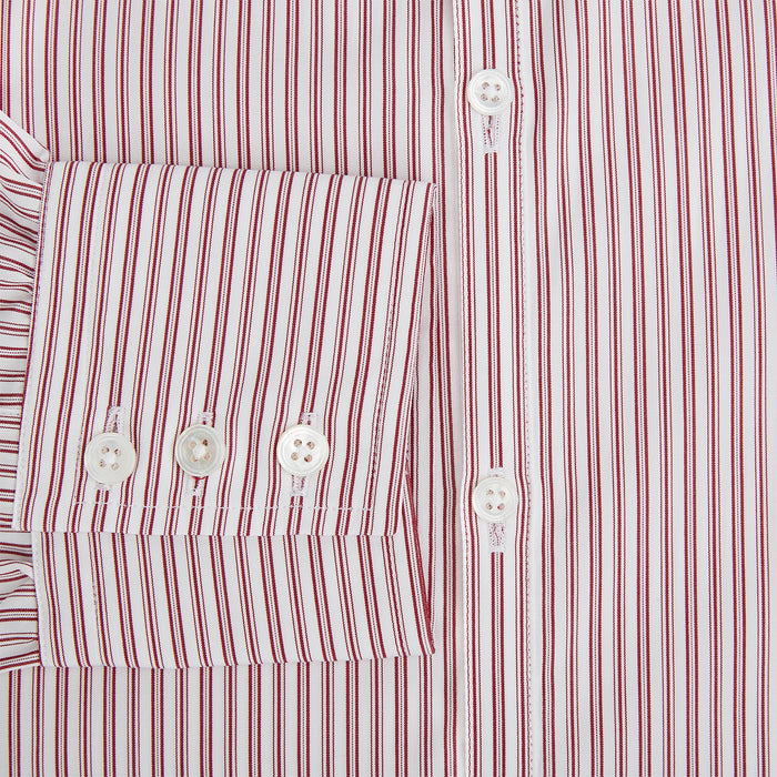 Red Ticking Stripe Westminster Shirt Image 3