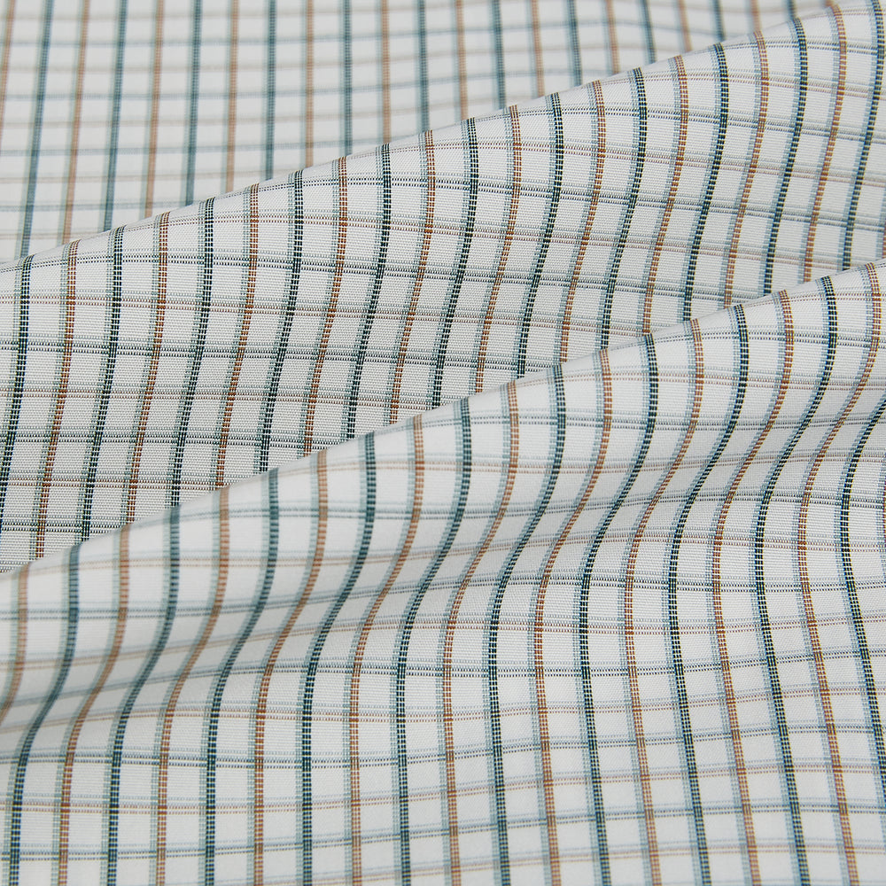 Green/Brown Tattersall Check Mayfair Shirt