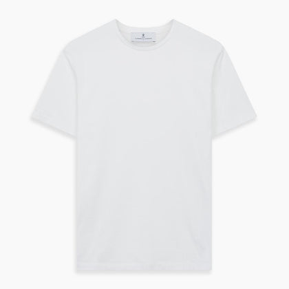 White Davey Cotton T-Shirt