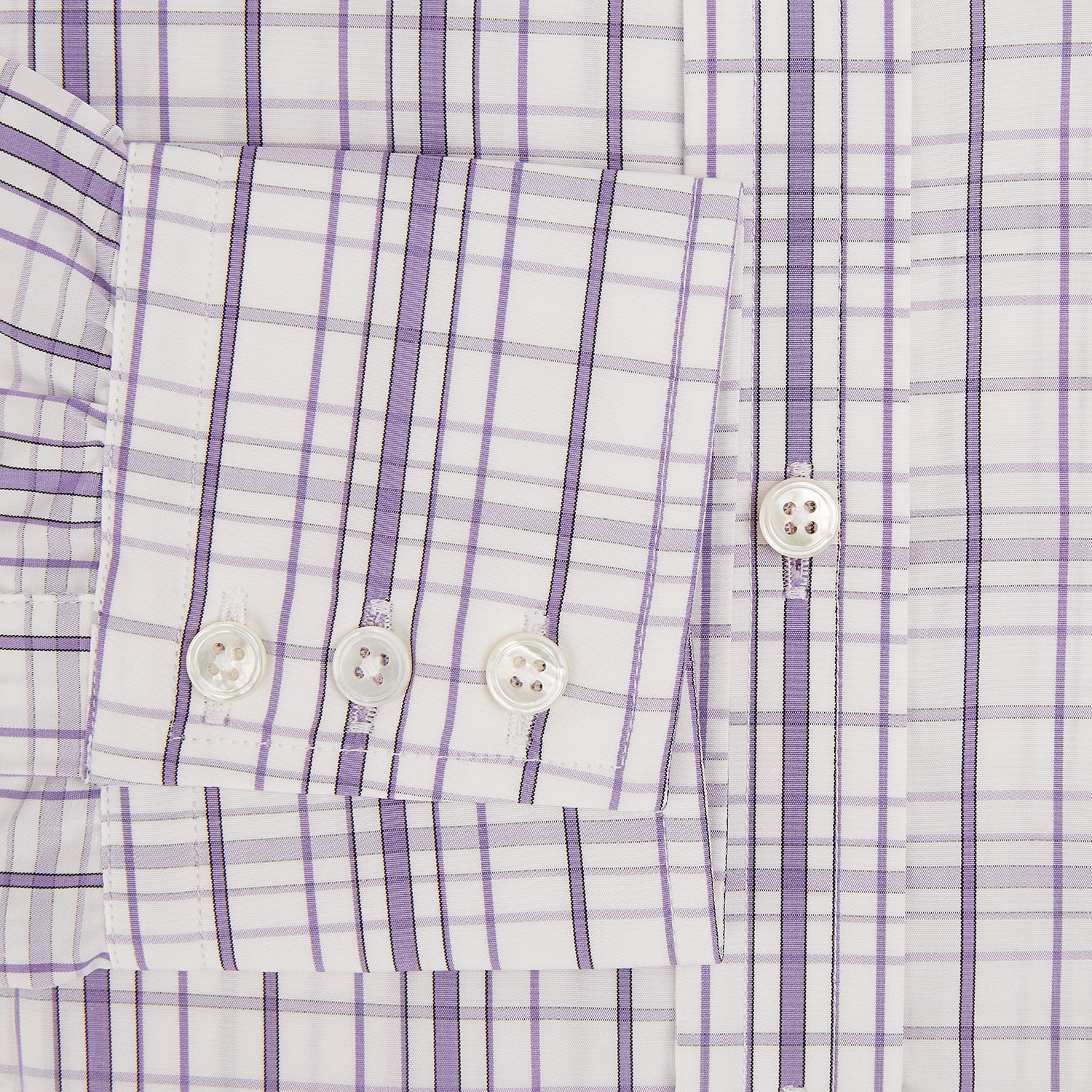 Purple Plaid Check Mayfair Shirt