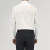 Tailored Fit Two-Fold 120 White Cotton Shirt with Kent Collar and Double Cuffs