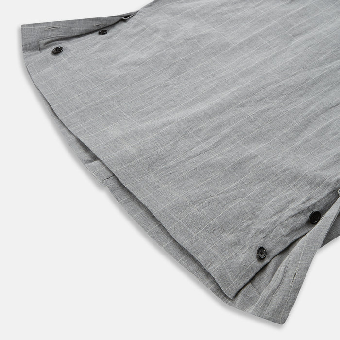 Grey Check Hampstead Overshirt Image 4