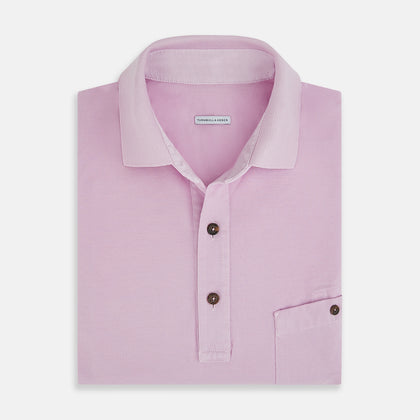 Pink Polo Shirt Image 3