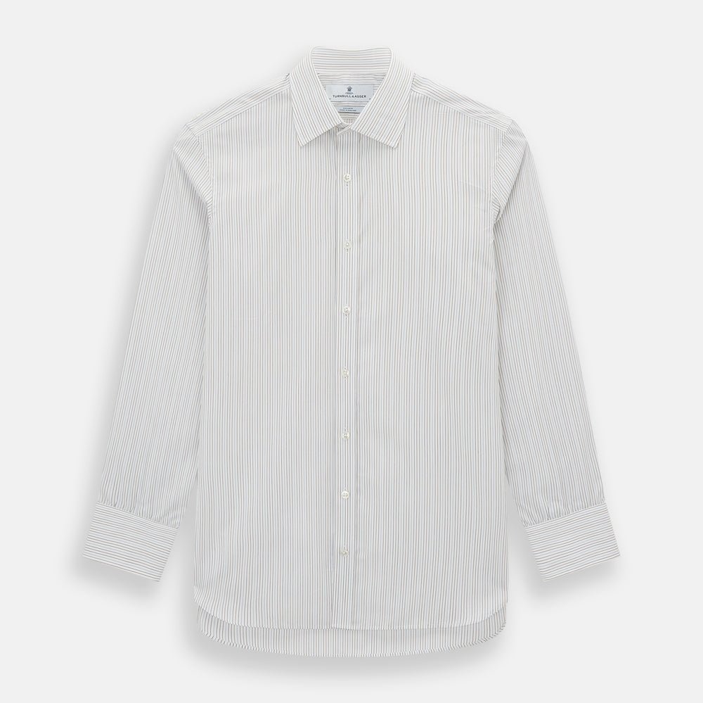 Red and Blue Double Pinstripe Mayfair Shirt