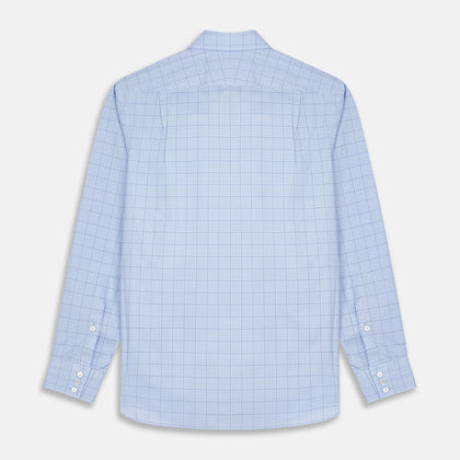 Blue Prince of Wales Check Mayfair Shirt Image 2