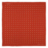 Orange Spot Silk Pocket Square