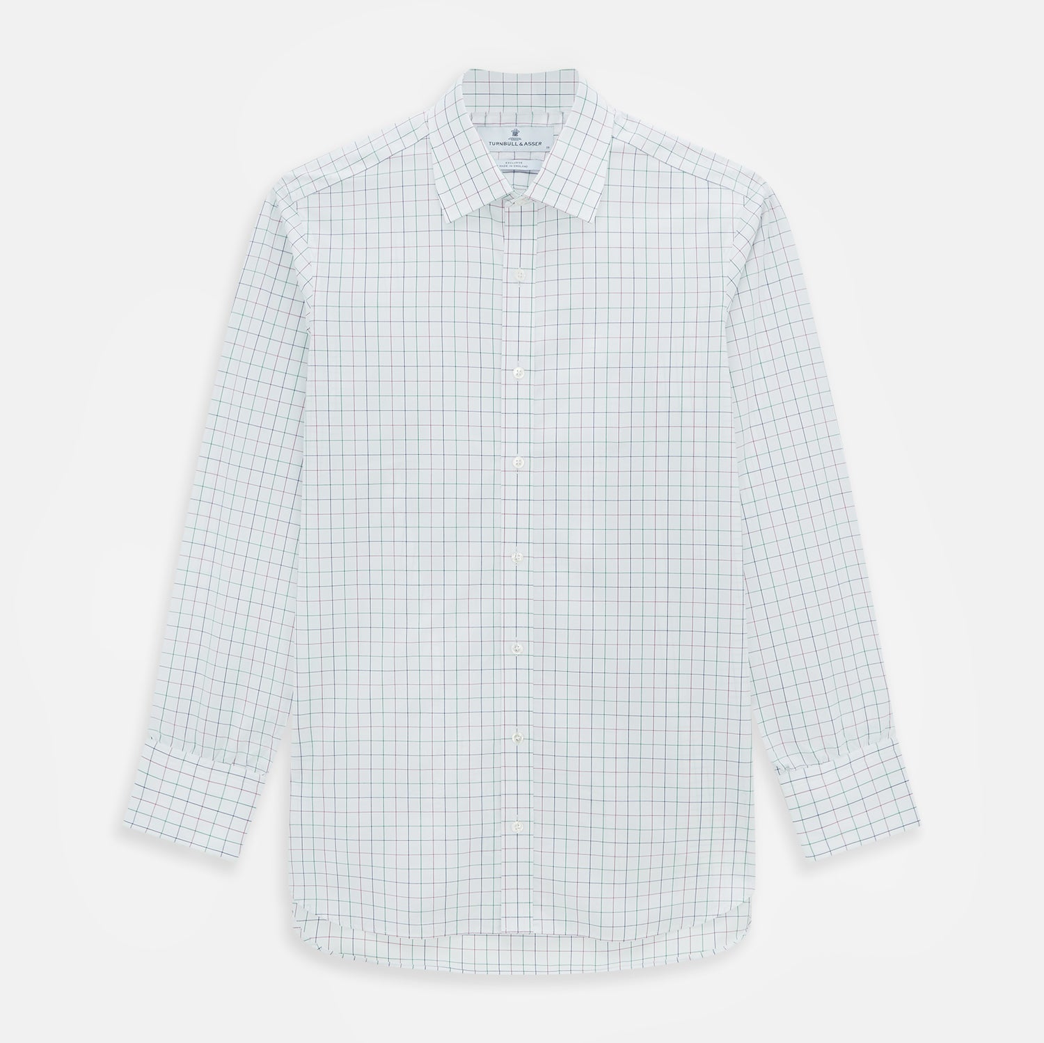 Pink Grid Check Mayfair Shirt