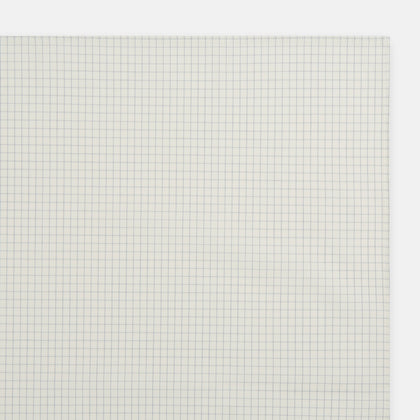 Pale Blue Graph Check Handkerchief