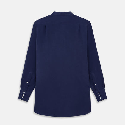 Blue Soft-touch Silk Lauren Shirt Image 2