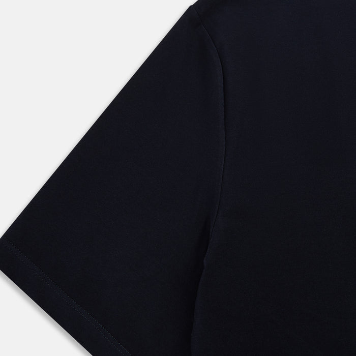 Navy Short-sleeve Pyjama T-Shirt Image 3