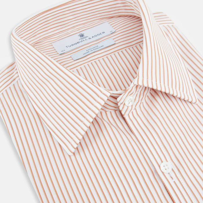 Orange Multi Stripe Westminster Shirt Image 1