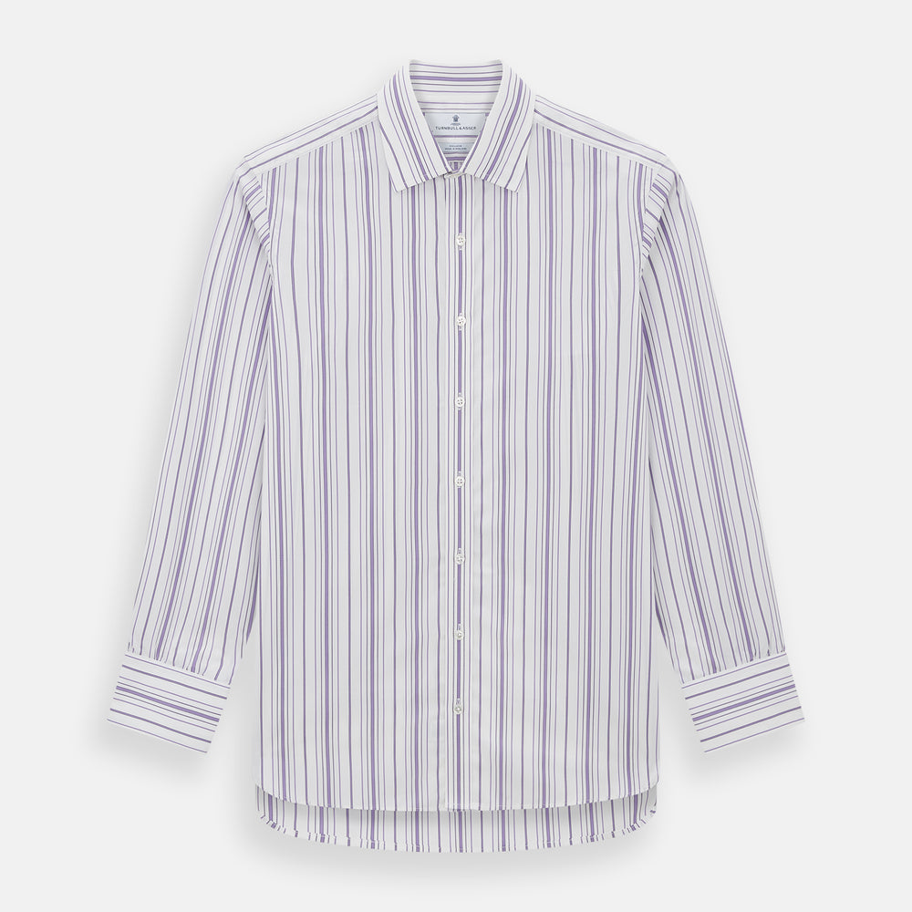 Purple Multi Stripe Mayfair Shirt