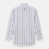 Purple Multi Stripe Mayfair Shirt