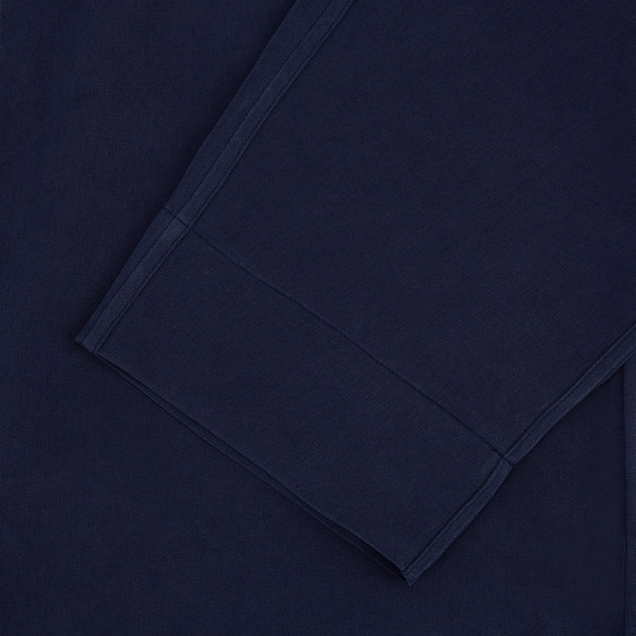 Navy Silk Pyjama Set Image 2